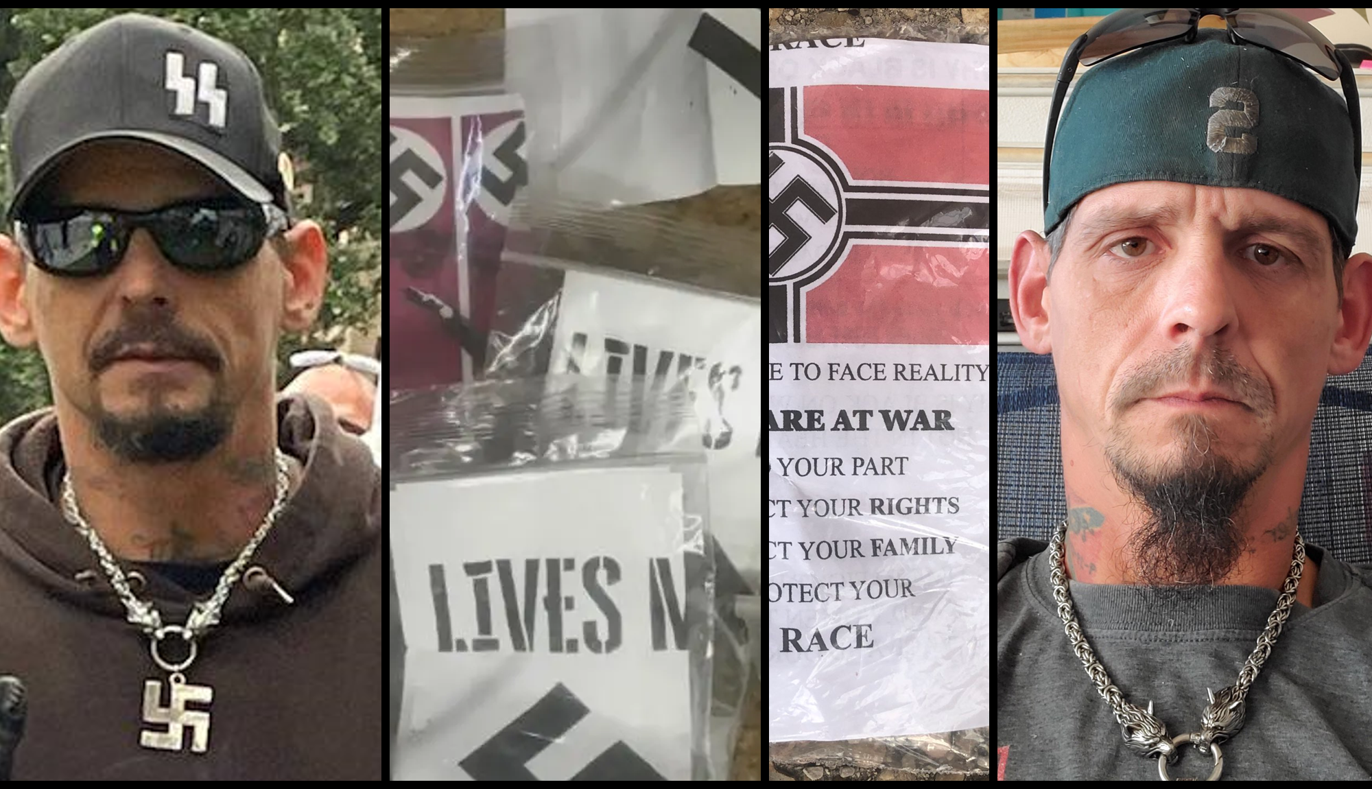Header image of Ronald Murray and his Nazi flyers