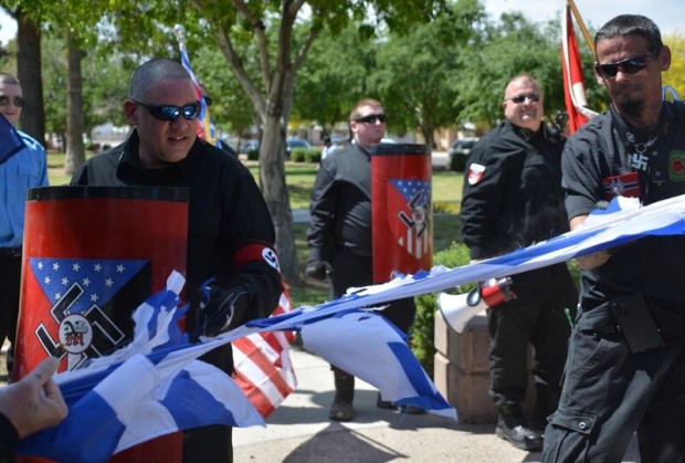 Ronald Murray (Right) at an NSM Rally in Phoenix